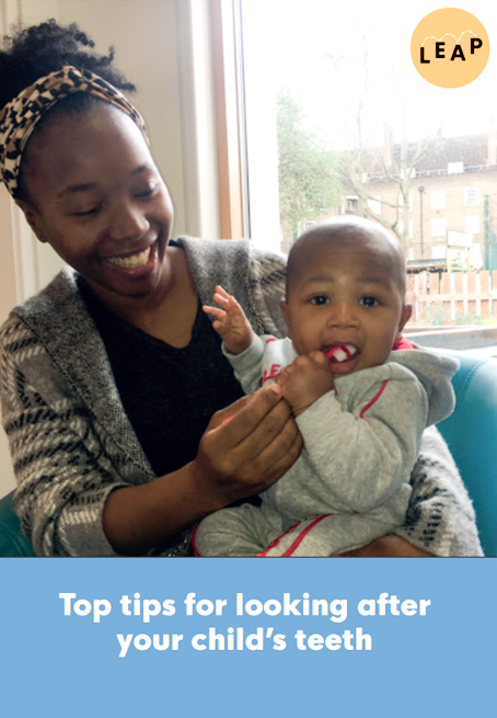 Top tips for looking after your child’s teeth leaflet p.1